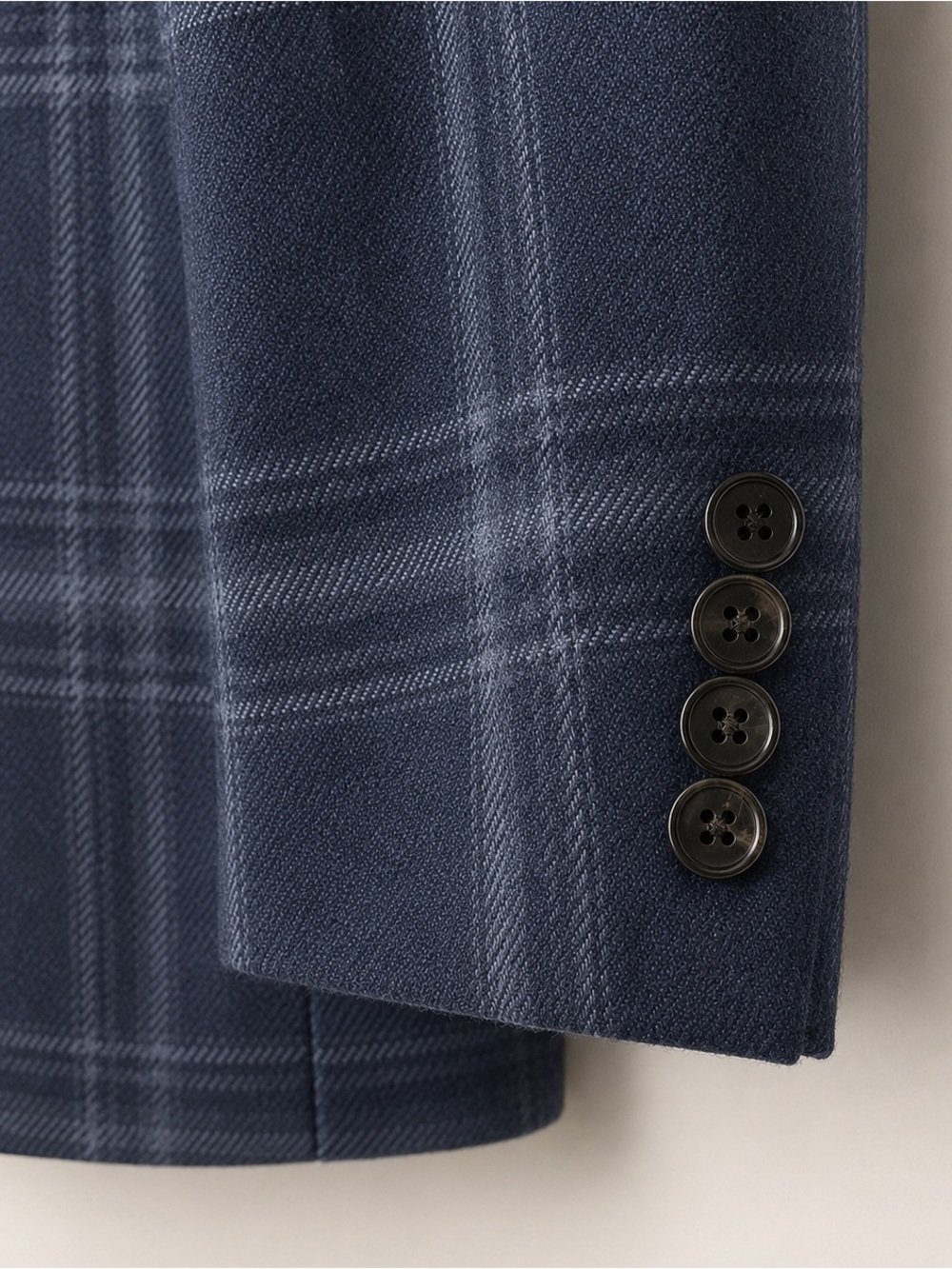 Lot 2 Ralph Lauren Mens Blue Brown Windowpane Sport Coat Blazer Wool Blend 40R - Picture 9 of 11